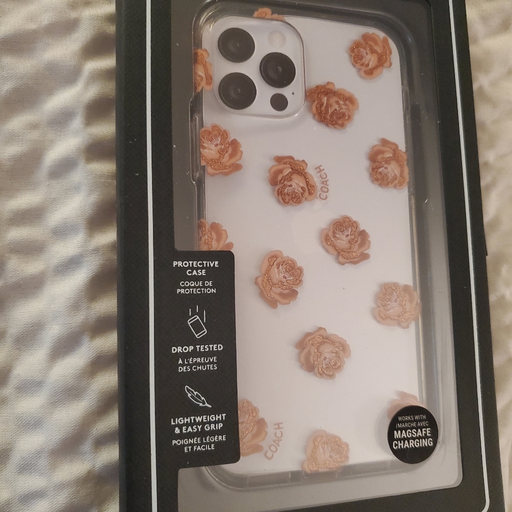 Coach Protective Case for iPhone 12 and 12 Pro - D